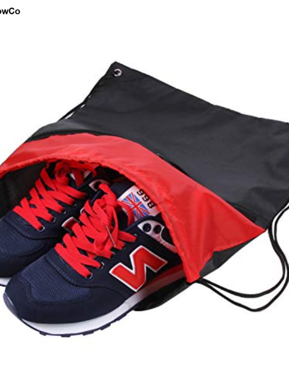 Drawstring Backpack Gym Sack 6 Pack 210D Polyester Sports Travel Bag - Picture 5 of 6